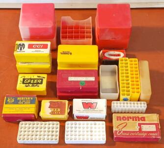 Assorted (Empty) Ammunition Storage Boxes