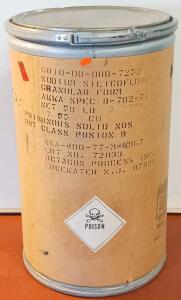 Medium-Size Cardboard Storage Barrel (Empty) - 23&frac12;"H x 14&frac12;"&oslash;