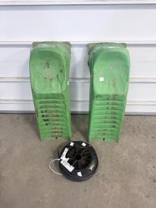 (2) Car Ramps & (1) Bundle Of Copper Wire