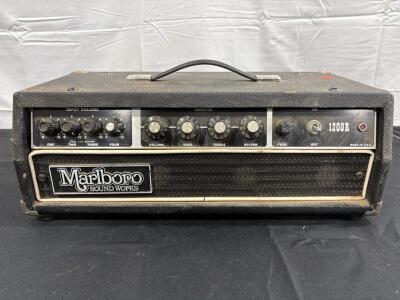 Marlboro Sound Works 1200R Solid State 120W Guitar Amplifier Head, 4 Channels, Spring Reverb, USA