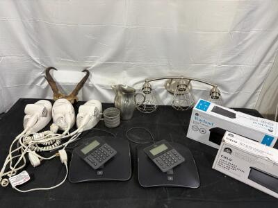 Cisco 8831 Conference Speakerphone, VoIP, LCD Display, Full-Duplex Audio, Black, Hair Dryers, Mail Boxes & More