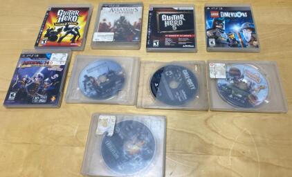 (9) PS3 Games - Assasins Creed- Lego-Call of Duty and More
