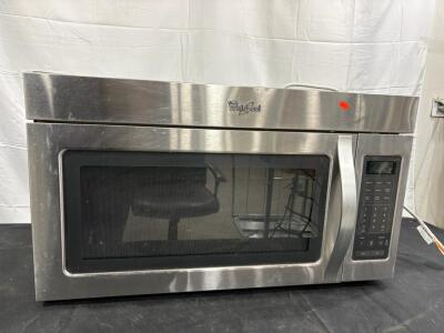Whirlpool 1.7 cu. ft. Over-the-Range Microwave, Stainless Steel, 1000W, April 2012, WMH31017AS