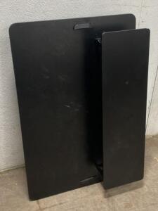 Folding Black Table 36x24 - Good Condition