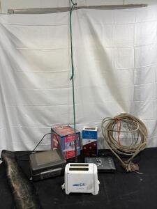 3-Panel LED Garage Light, Toaster, DVD player & More
