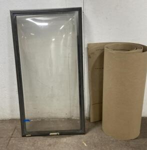Dome Window 54x27 - Partial Roll of Wall Guard