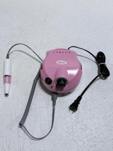 Belle 30,000 RPM Electric Nail Drill Machine, Variable Speed, Pink, AC Power, FWD/REV