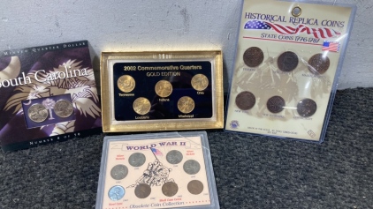 Historical Replica Coins, World War II Coins, And Commemorative Quarters