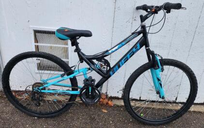 (Black And Blue) 26" Huffy Trail Runner Bike
