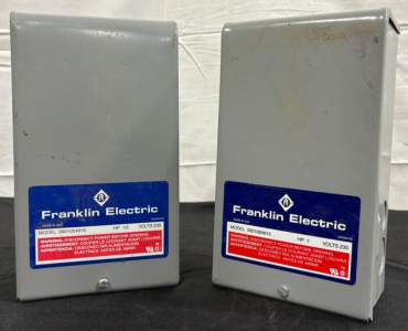 Franklin Electric Submersible Pump Control Boxes, 1/2 HP & 1 HP, 230V, Single Phase, NEMA 3R