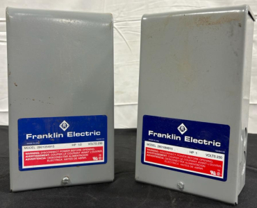 Franklin Electric Submersible Pump Control Boxes, 1/2 HP & 1 HP, 230V, Single Phase, NEMA 3R