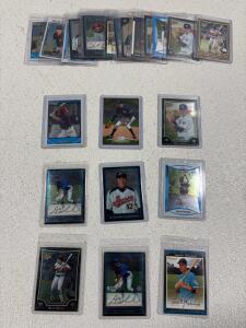 Lot of 15 Bowman & Stadium Club Rookie Cards &ndash; LeMahieu, Avila, Latos, Hermida, Johnson, WBC