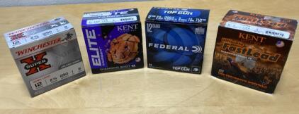 (4) Boxes of 12 Gauge Shotshells - Winchester-Kent