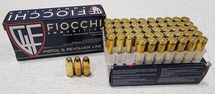 (2) Fiocchi Shooting Dynamics 9mm Luger Ammunition Boxes