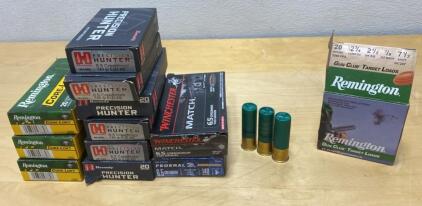 Spent Cartridges and Partial Box Remington 20 Gauge Shotshells