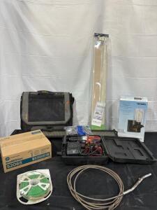 Chicago Electric 18V Cordless Drill/Driver with Battery, Charger, and Case. Soap Dispenser & More
