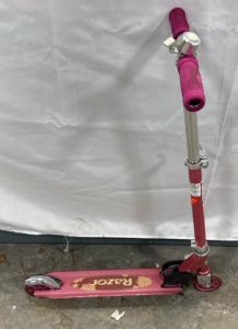 Razor A Kick Scooter, Pink, Folding Design, Foam Grips