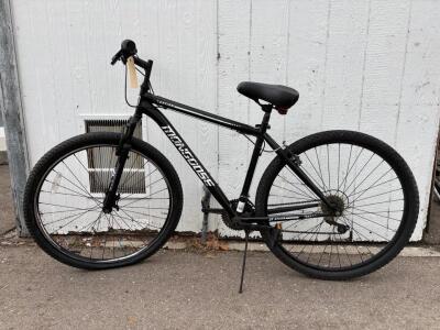 Mongoose Excursion 29" Mountain Bike, 21-Speed, Front Suspension, Black, V-Brakes