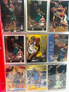 Binder of HOF/Stars Basketball Cards (126)<br/>- Grant Hill, Allen Iverson, & Chris Webber