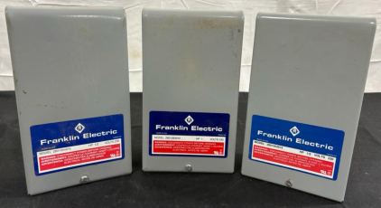 Franklin Electric 2801054915 Pump Control Boxes, 1/2 HP, 230V, Single Phase, Lot of 3, UL Listed