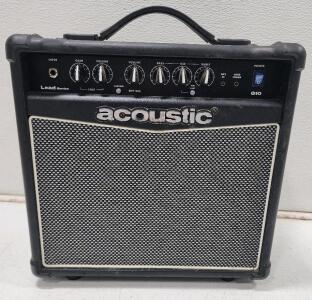 (1) Acoustic Lead Series G10 Guitar Combo Amplifier