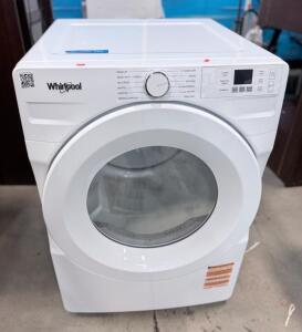 LIKE NEW! Whirlpool 7.4 cu.ft. Front Load Gas Dryer WGD4720RW0, Energy Star, Wrinkle Shield, White, ME3209380