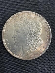 1921 Morgan US Silver Dollar