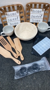 Coffee Mugs, Wooden Spatula, Dominoes Mold and More