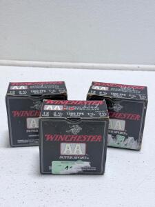 Winchester AA Super Sport 12 Gauge 2.75" 1-1/8 oz 7.5 Shot 1300 FPS &mdash; 3 Boxes, 75 Rounds