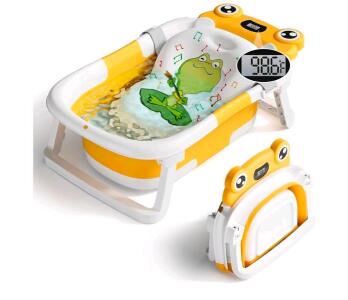 Collapsible Baby Bathtub & Foldable Baby Playpen