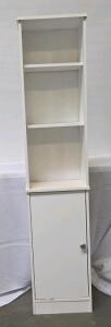 Tall Standing Bathroom Linen Tower Cabinet 60"&times;13"