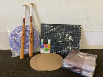 2 Pack 14" 355mm OD Ceramic Drying Slab, 8mm 1/3" Thick Round Clay Wedging Board Sculpture Base Plate Pottery Wheel Bats Without Holes, Sand Table Baking Model Bottom Block And Elan Cutting Mat A2 Black & Taupe, Self Healing Cutting Mat 18x24 Inch, 5-Ply 