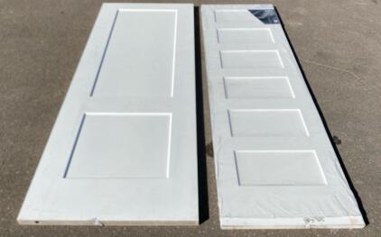 (2) White Panel Doors 95&rdquo;x3&rsquo;x2&rsquo; 96&rdquo;x28&rdquo;x1.5&rdquo;