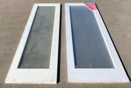 (2) Simpson Glass Panel Doors