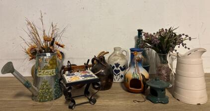 Home Decor Including Vases, Antiques, Candle Holders And More.