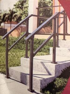 CR Fence And Rail Stair Handrail for 3 Steps
