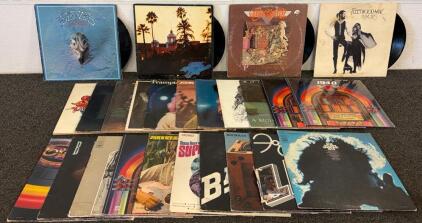 Vintage Classic Rock Vinyl LP Collection &ndash; Fleetwood Mac, Eagles, Dylan, Beatles, (25) Albums