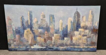 Canvas Art Wall Decor Print Paintings City Building View