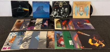 Vintage Classic Rock Vinyl LP Collection &mdash; Pink Floyd, Aerosmith, Supertramp, ZZ Top, Ted Nugent, (24) Albums