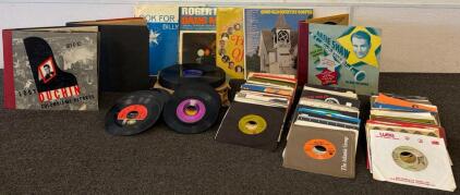 Large Vintage Vinyl Record Lot &ndash; 120+ LPs, 45s, 78s, Box Sets, Roger Miller, Billy Vaughn