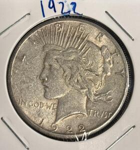 1922 Peace Liberty Dollar Coin