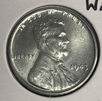 1943 MS66 WORLD WAR II GEM STEEL CENT - 3