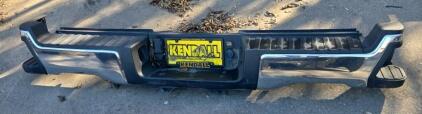 2019&ndash;2023 Chevrolet Silverado 1500 Rear Step Bumper, Chrome, OEM, with Side Steps 48" Long