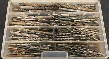 Large Collection Of Different Sized Drill Bits