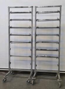 commercial stainless steel rack 67"&times;23"