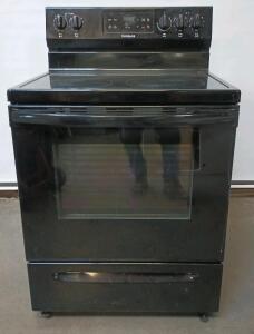 Frigidaire Model Number: FFEF3054TBK Black 5 Top Electric Range With Oven