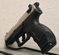 Walther P22 .22LR Two-Tone Semi-Auto Pistol, 3.42" Barrel,Adjustable Sights, SN L047102 - 3