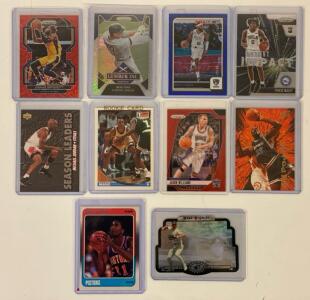 (10) Assorted Basketball/Baseball Cards Featuring Michael Jordan, Shaq O&rsquo;Neal, McGwire And More