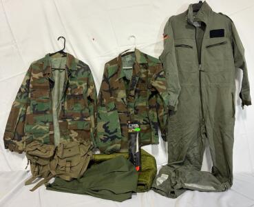 Military Clothing & Accessories &mdash; Tops, Pants, Coveralls, Fillet Knife & Utility Pouches