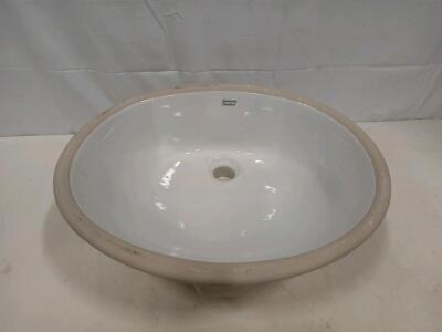 American Standard Ovalyn 19-1/4"x16-1/4" White Undermount Bathroom Sink Model 0496221.020